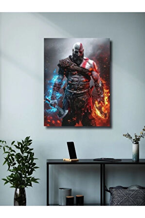 Kratos - God Of War - Gaming Posterleri, Özel Tasarım Kağıt Poster, Duvar Sanatı