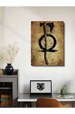 Kratos - Leviathan, God Of War, Gaming Posterleri, Özel Tasarım Kağıt Poster, Duvar Sanatı