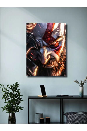 Kratos - God Of War - Oyun / Gaming Posterleri, Özel Tasarım Kağıt Poster, Duvar Sanatı