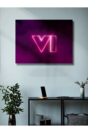 GTA 6 (VI) - Gaming Posterleri, Özel Tasarım Kağıt Poster, Duvar Sanatı