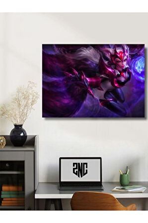 Ahri - Gaming Posterleri, Özel Tasarım Kağıt Poster