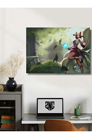 Ahri - Gaming Posterleri, Özel Tasarım Kağıt Poster