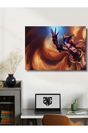 Ahri - Gaming Posterleri, Özel Tasarım Kağıt Poster