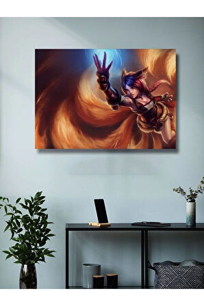 Ahri - Gaming Posterleri, Özel Tasarım Kağıt Poster