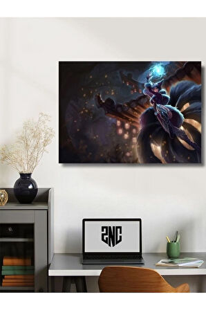 Ahri - Gaming Posterleri, Özel Tasarım Kağıt Poster