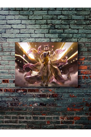 Ahri - Gaming Posterleri, Özel Tasarım Kağıt Poster