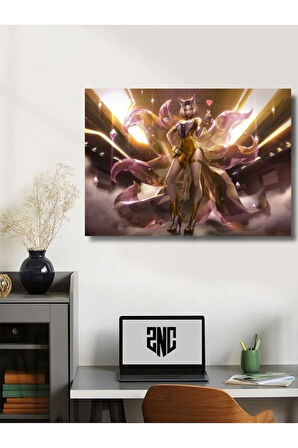 Ahri - Gaming Posterleri, Özel Tasarım Kağıt Poster