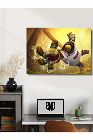 Blitzcrank - Oyun Posterleri, Özel Tasarım Kağıt Poster