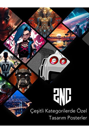 Ekko - Oyun Posterleri, Özel Tasarım Kağıt Poster