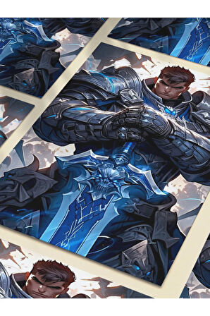 Garen - Oyun Posterleri, Özel Tasarım Kağıt Poster