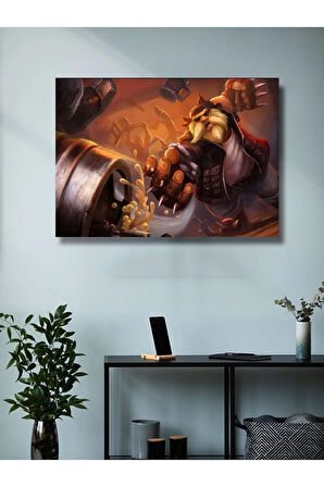 Gragas - Oyun Posterleri, Özel Tasarım Kağıt Poster