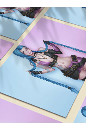 Jinx - Oyun Posterleri, Özel Tasarım Kağıt Poster
