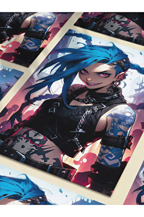 Jinx - Oyun Posterleri, Özel Tasarım Kağıt Poster