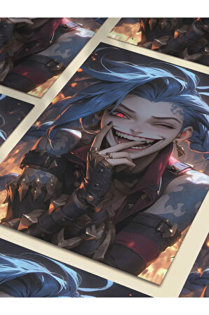 Jinx - Oyun Posterleri, Özel Tasarım Kağıt Poster