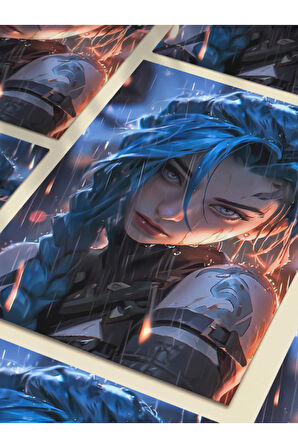 Jinx - Oyun Posterleri, Özel Tasarım Kağıt Poster