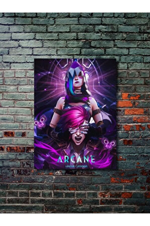 Jinx - L.O.L - Oyun Posterleri, Özel Tasarım Kağıt Poster