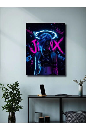 Jinx - L.O.L - Oyun Posterleri, Özel Tasarım Kağıt Poster