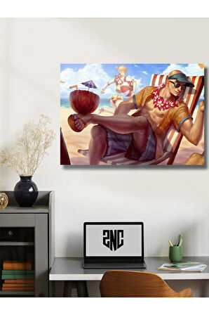 Lee Sin - Oyun Posterleri, Özel Tasarım Kağıt Poster