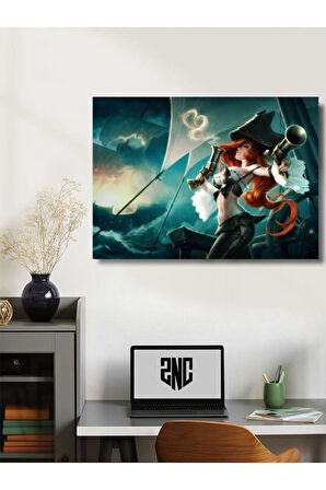 Miss Fortune - Oyun Posterleri, Özel Tasarım Kağıt Poster