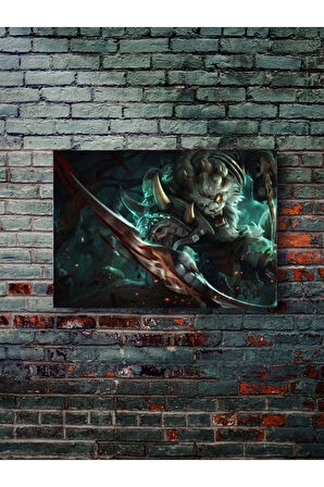 Rengar - Oyun Posterleri, Özel Tasarım Kağıt Poster