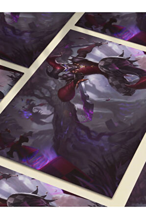 Shaco  - Gaming Posterleri, Özel Tasarım Kağıt Poster