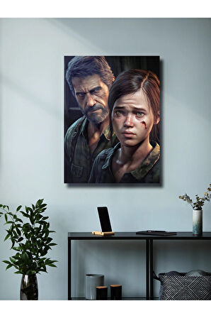 Joel & Ellie, The Last Of Us, Eşsiz Tasarım Oyun, Karakter Posterleri, Özel Tasarım Kağıt Poster,