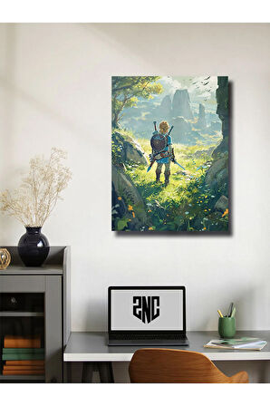 Zelda - Gaming Posterleri, Özel Tasarım Kağıt Poster, Duvar Sanatı