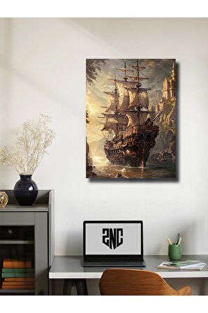 Tarih ve Mitoloji Temalı Poster, Özel Tasarım Kağıt Poster, Duvar Sanatı