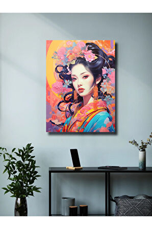 Geyşa, Eşsiz Tasarım Tarih, Mitoloji, Karakter Posterleri, Özel Tasarım Kağıt Poster,