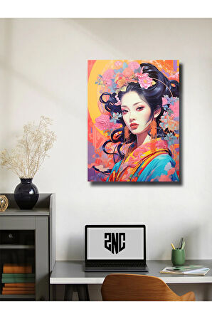 Geyşa, Eşsiz Tasarım Tarih, Mitoloji, Karakter Posterleri, Özel Tasarım Kağıt Poster,