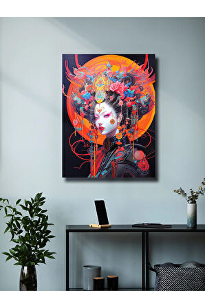 Geyşa, Eşsiz Tasarım Tarih, Mitoloji, Karakter Posterleri, Özel Tasarım Kağıt Poster,