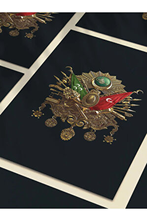 Osmanlı, Eşsiz Tasarım Tarih, Mitoloji, Karakter Posterleri, Özel Tasarım Kağıt Poster,