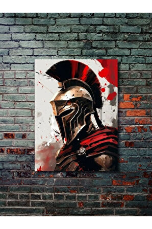 Spartan - Eşsiz Tasarım Yunan Tanrıları, Mitoloji, Karakter Posterleri, Özel Tasarım Kağıt Poster,