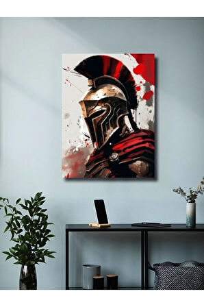 Spartan - Eşsiz Tasarım Yunan Tanrıları, Mitoloji, Karakter Posterleri, Özel Tasarım Kağıt Poster,