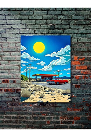 Manzara, Doğa Temalı Poster, Özel Tasarım Kağıt Poster, Duvar Sanatı