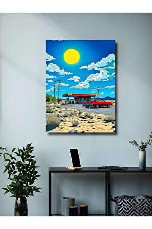 Manzara, Doğa Temalı Poster, Özel Tasarım Kağıt Poster, Duvar Sanatı