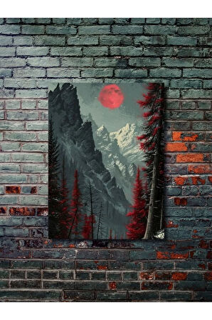 Manzara, Doğa Temalı Poster, Özel Tasarım Kağıt Poster, Duvar Sanatı