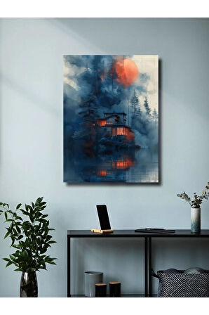 Manzara, Doğa Temalı Poster, Özel Tasarım Kağıt Poster, Duvar Sanatı