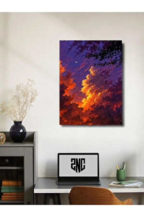 Manzara, Doğa Temalı Poster, Özel Tasarım Kağıt Poster, Duvar Sanatı