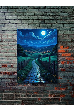 Manzara, Doğa Temalı Poster, Özel Tasarım Kağıt Poster, Duvar Sanatı