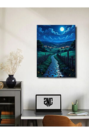 Manzara, Doğa Temalı Poster, Özel Tasarım Kağıt Poster, Duvar Sanatı