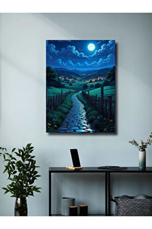 Manzara, Doğa Temalı Poster, Özel Tasarım Kağıt Poster, Duvar Sanatı