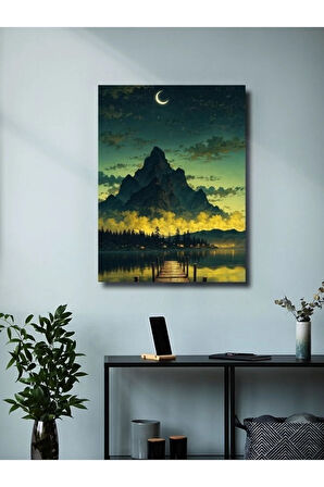 Manzara, Doğa Temalı Poster, Özel Tasarım Kağıt Poster, Duvar Sanatı