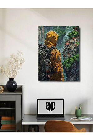 Manzara, Doğa Temalı Poster, Özel Tasarım Kağıt Poster, Duvar Sanatı