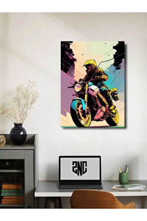 Karma Motosiklet Posterleri, Eşsiz Tasarım Motosiklet Posterleri, Özel Tasarım Kağıt Poster