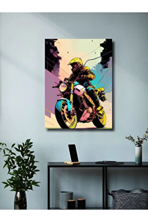 Karma Motosiklet Posterleri, Eşsiz Tasarım Motosiklet Posterleri, Özel Tasarım Kağıt Poster