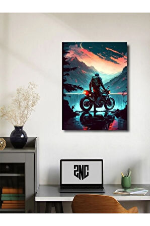 Karma Motosiklet Posterleri, Eşsiz Tasarım Motosiklet Posterleri, Özel Tasarım Kağıt Poster