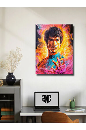 Bruce Lee, Film, Dizi, Karakter Posterleri, Özel Tasarım Kağıt Poster, Duvar Sanatı