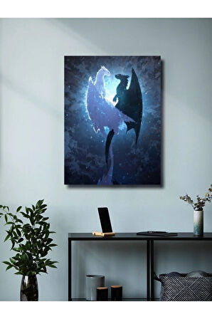 Ejderhanı Nasıl Eğitirsin - Film & Dizi Posterleri, Özel Tasarım Kağıt Poster, Duvar Sanatı