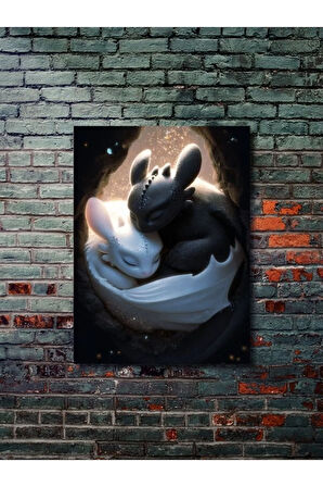 Ejderhanı Nasıl Eğitirsin - Film & Dizi Posterleri, Özel Tasarım Kağıt Poster, Duvar Sanatı